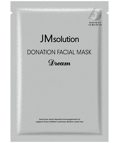 JMsolution Тканевая лифтинг-маска от пигментации  Donation facial mask dream