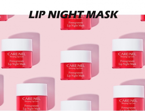 Care:nel        Pomegranate lip night mask  2