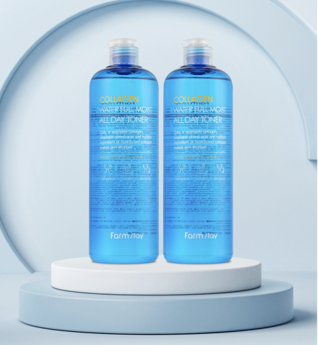 FarmStay ����� ��� ���� � ���������� 500 ��, Collagen Water Full Moist All Day Toner ���� 2