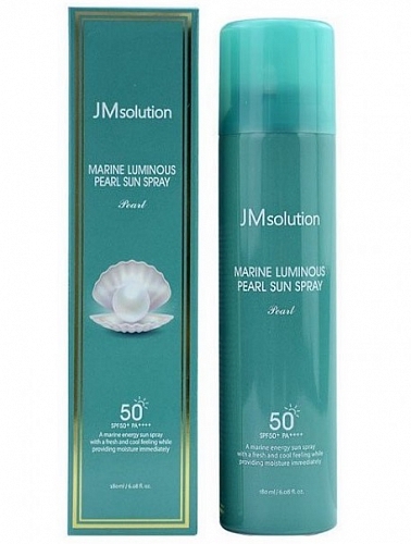 JMsolution Солнцезащитный спрей для лица и тела с жемчугом  Marine luminous pearl sun spray SPF50+ PA++++