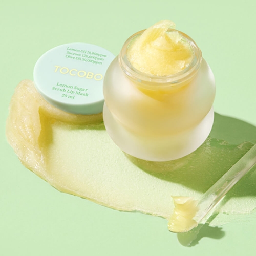 TOCOBO   -      , Lemon Sugar Scrub Lip Mask  3