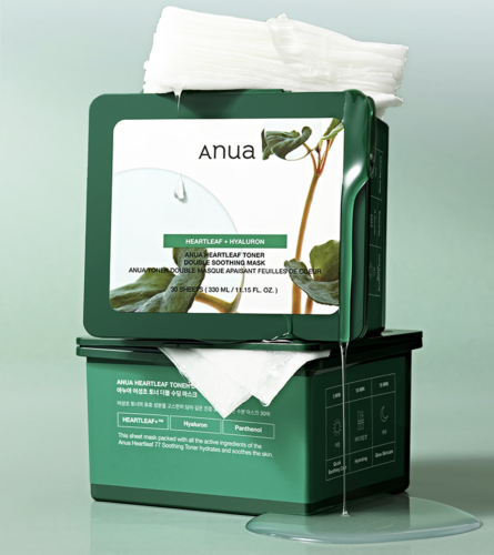 Anua        , 30 , Heartleaf Toner Double Soothing Mask  2