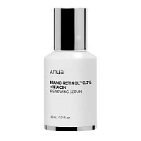 Anua  -  ,   , Nano Retinol 0,3% + Niacin Renewing Serum