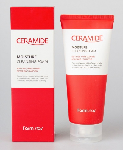 FarmStay        Ceramide moisture cleansing foam  2