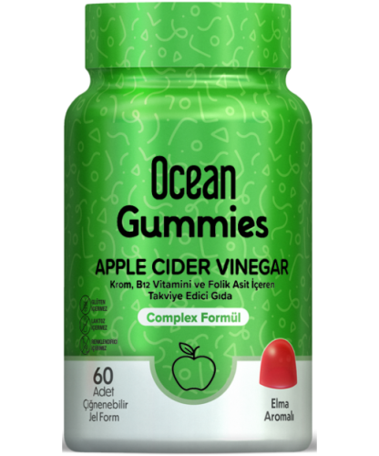 [] Orzax Ocean       (: ), 60 , Gummies Apple Cider Vinegar