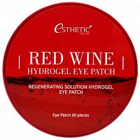 Esthetic House Гидрогелевые патчи с красным вином  Red wine hydrogel eye patch