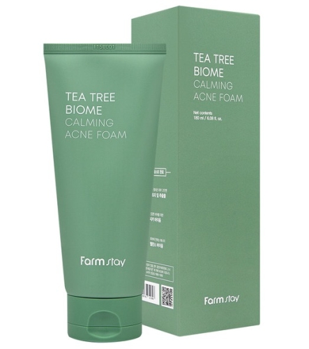 FarmStay      , Tea Tree Biome Calming Acne Foam