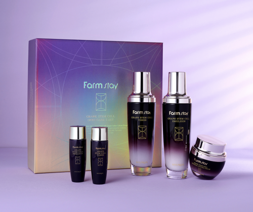 FarmStay          , Grape Stem Cell Skin Care 5 Set  2