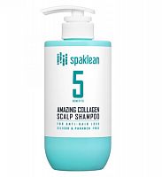 Spaklean Профессиональный шампунь для волос с коллагеном  Amazing collagen scalp shampoo