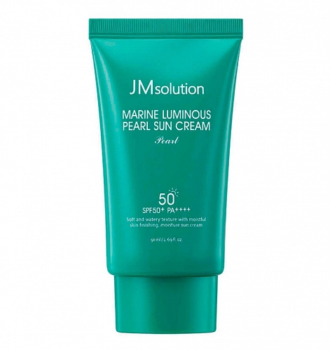 JMsolution Солнцезащитный крем с экстрактом жемчуга  Marine Luminous Pearl Sun Cream SPF 50+ PA++++