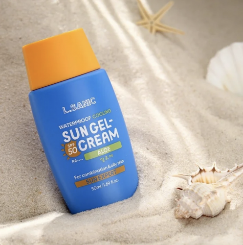 L.Sanic   -     Sun Expert Aloe Waterproof Cooling Sun Gel-Cream SPF50 PA++++  3