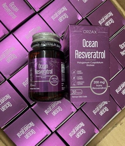 [] Orzax   200 , 30  Ocean trans resveratrol 200 mg Polygonum Cuspidatum ekstresi  2