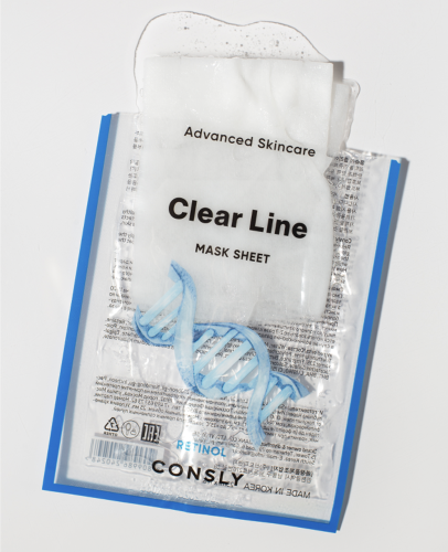 Consly �������� ����� � ��������� � ��������� �, Clear Line Advanced Skincare Retinol Mask Sheet ���� 2
