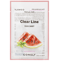 Consly     , Clear Line Nature Gift Watermelon Mask Sheet