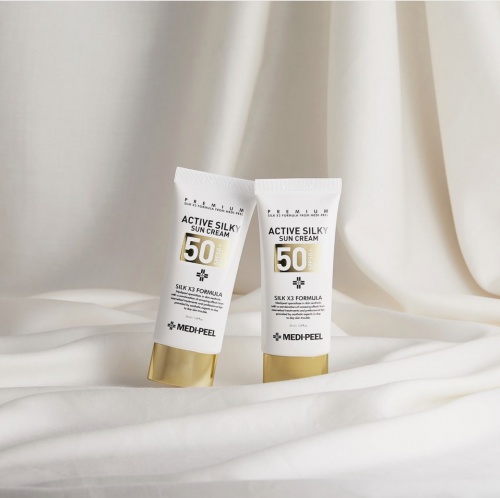MEDIPEEL      ,  Active silky sun cream SPF50+ PA+++  7