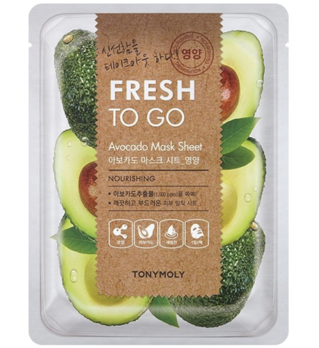 Tony Moly �������� ����� � ���������� �������, Fresh To Go Avocado Mask Sheet
