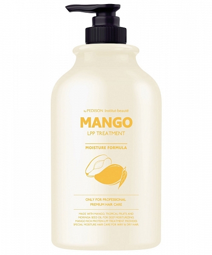 Pedison Маска для волос с манго 500 мл  Mango rich hair protection LPP treatment