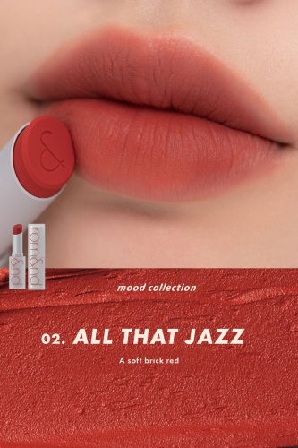 Rom&nd   ,  02 All That Jazz, Zero Matte Lipstick  4