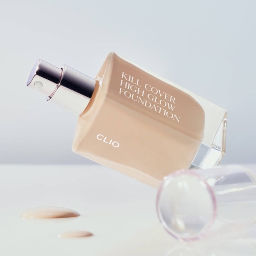 CLIO      ,  3-BY Linen, Kill Cover High Glow Foundation  2