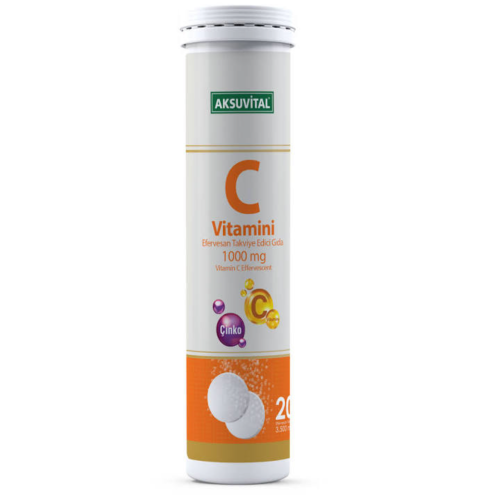 [������] Aksuvital ������� ������� � � ����� ������� ��������, 20 ��, Vitamini C 1000 mg