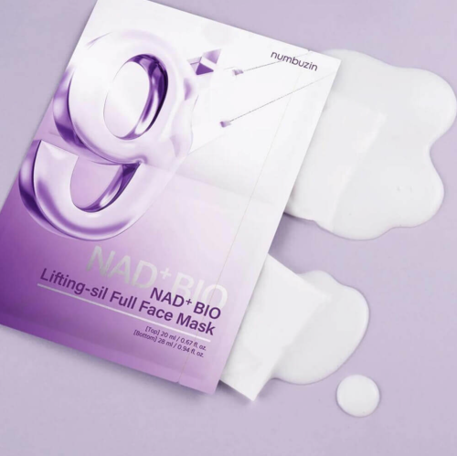 Numbuzin �������� 3D-����� � ���������� 50 �������� � �������������, No.9 NAD+ 50 Peptides Bio Lifting-sil Full Face Mask ���� 7