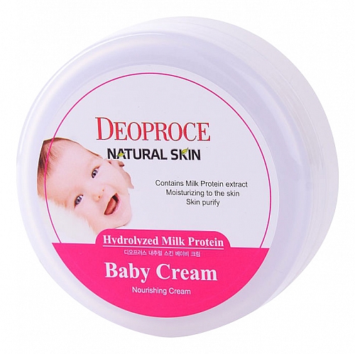Deoproce Детский питательный крем с молочными протеинами  Hydrolized milk protein baby cream