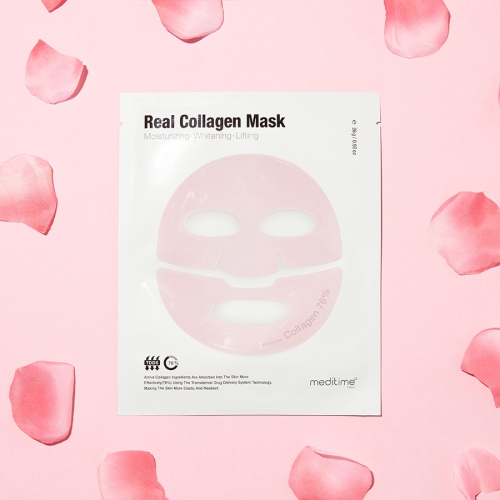 Meditime  -     76%, Real Collagen Mask,  5