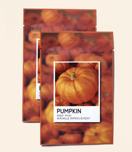 Tenzero      , Pumpkin Sheet Mask  6