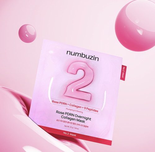 Numbuzin ������ ������������ ����� � ���� � ����������, No.2 Rose PDRN Overnight Collagen Mask ���� 2