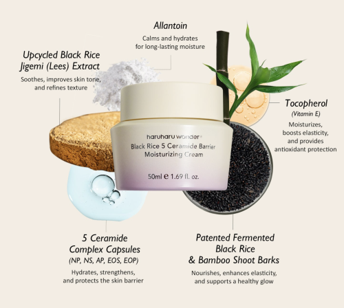 Haruharu ����������������� ���� � ����������� ��������� � ������ �����, Black Rice 5 Ceramide Barrier Moisturizing Cream ���� 4