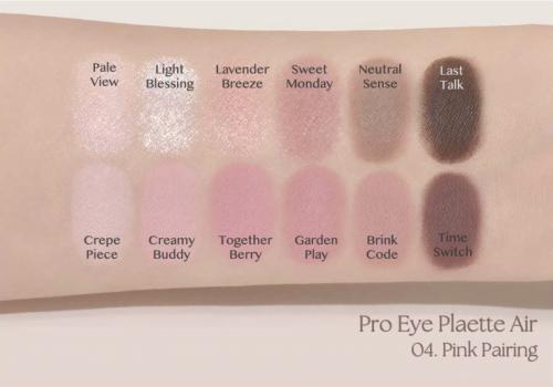 Clio     12 ,  04 Pink Pairing, Pro Eye Palette Air  4