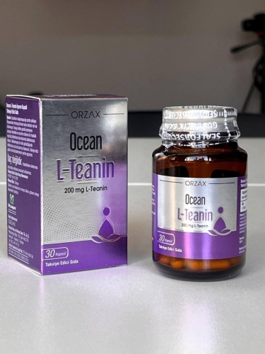 [] Orzax      L-, Ocean L-Teanin 200 mg L-Theanine 30 Capsules  2