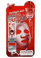 Elizavecca Тканевая маска с коллагеном  Collagen deep power ringer mask pack