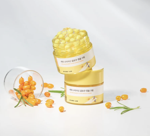 Round Lab ���������� ����-���� � ������������, ��������� � � ���������, Vita Niacinamide Glow Capsule Cream ���� 2