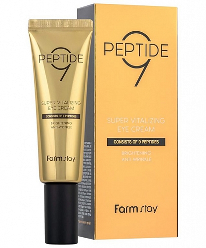 FarmStay      ()  9 Peptide super vitalizing eye cream