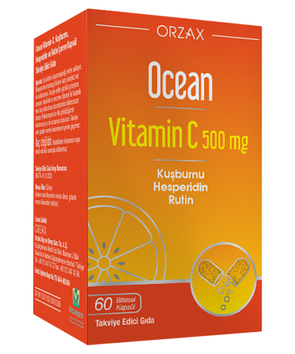[] Orzax    500 , 60   Ocean Vitamin C 500 mg 60 kapsul