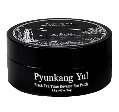 Pyunkang Yul Омолаживающие патчи с чаем комбуча  Black Tea Time Reverse Eye Patch