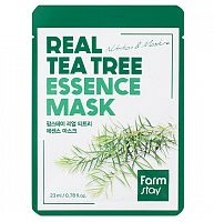 FarmStay Тканевая маска с чайным деревом  Real tea tree essence mask
