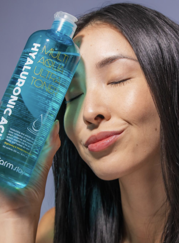 FarmStay       500 , Hyaluronic Acid Multi Aqua Ultra Toner  3