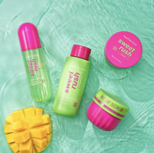 Spark&Glow ����� ��� ���� � �������� ������������ �������, Sweet Rush Velvet Haze Body Scrub ���� 6