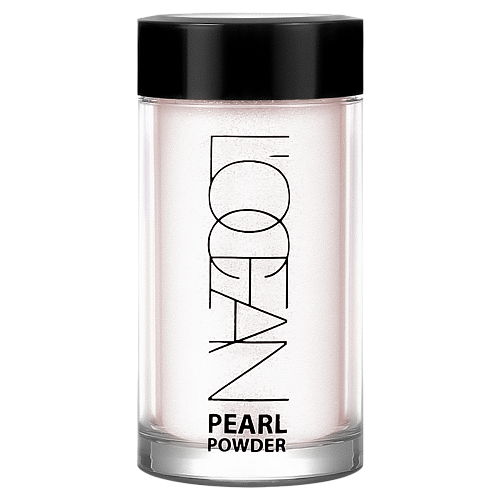 L'OCEAN Универсальная перламутровая пудра, оттенок 01 White, Pearl Powder Shining Make-Up