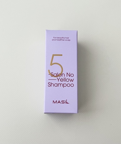 Masil      ()  5 Salon no yellow shampoo mini  4