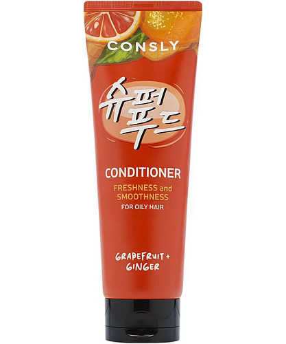 Consly Кондиционер для волос с грейпфрутом и имбирём  Grapefruit + Ginger Conditioner Freshness and Smoothness