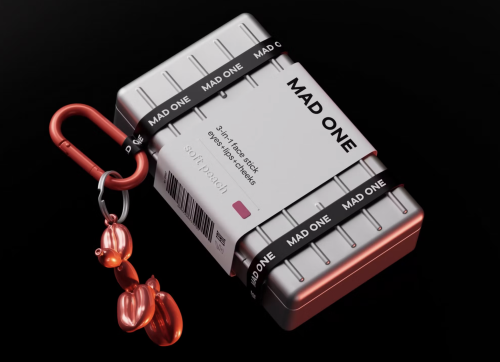 MAD ONE �������������������� ���� ��� ����, ������� Soft Peach, 3-in-1 Face Stick Eyes+Lips+Cheeks ���� 2