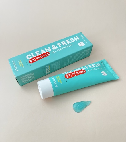 Consly      +    Clean&fresh gel toothpaste ginkgo biloba & seaweed  6