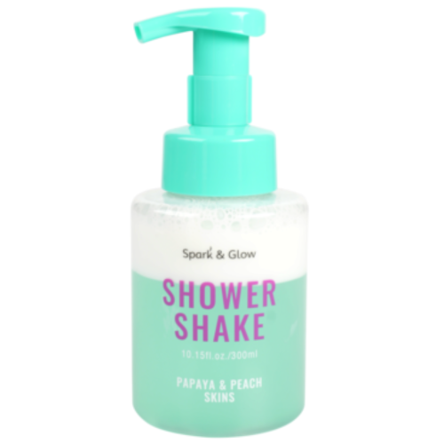 Spark&Glow ���������� ����-���� ��� ���� � �������� ������� � ������, Shower Shake Papaya&Peach Skins