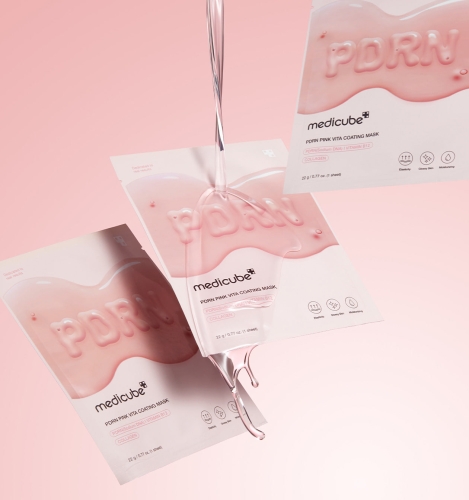 Medicube �������� ����� � PDRN ������ � ����������, PDRN Pink Vita Coating Mask ���� 3