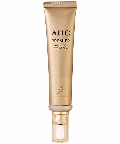 AHC Питательный ампульный крем для век с пептидами и золотом (с аппликатором)  Premier Ampoule In Eye Cream Collagen T4