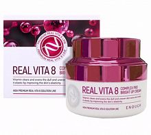 Enough Крем для лица с витаминами  Real Vita 8 complex PRO bright up cream
