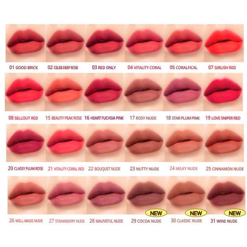 Peripera     ,  30 Classic Nude, Ink Velvet  7